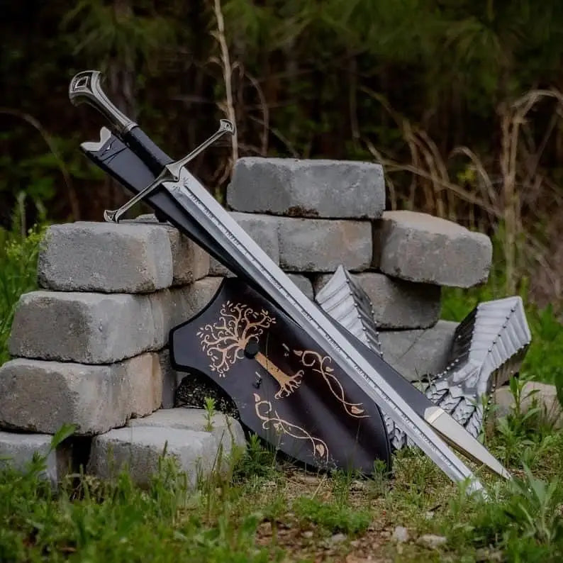 Lord Of The Rings Anduril Narsil Sword with Scabbard