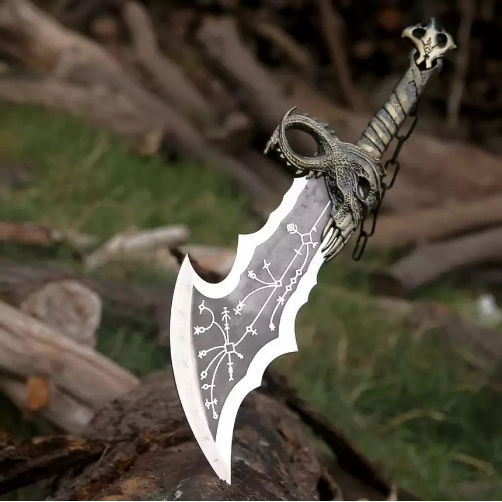 Blades of Chaos Replica – Twin Kratos Blades (Fantasy Display Set) Replica